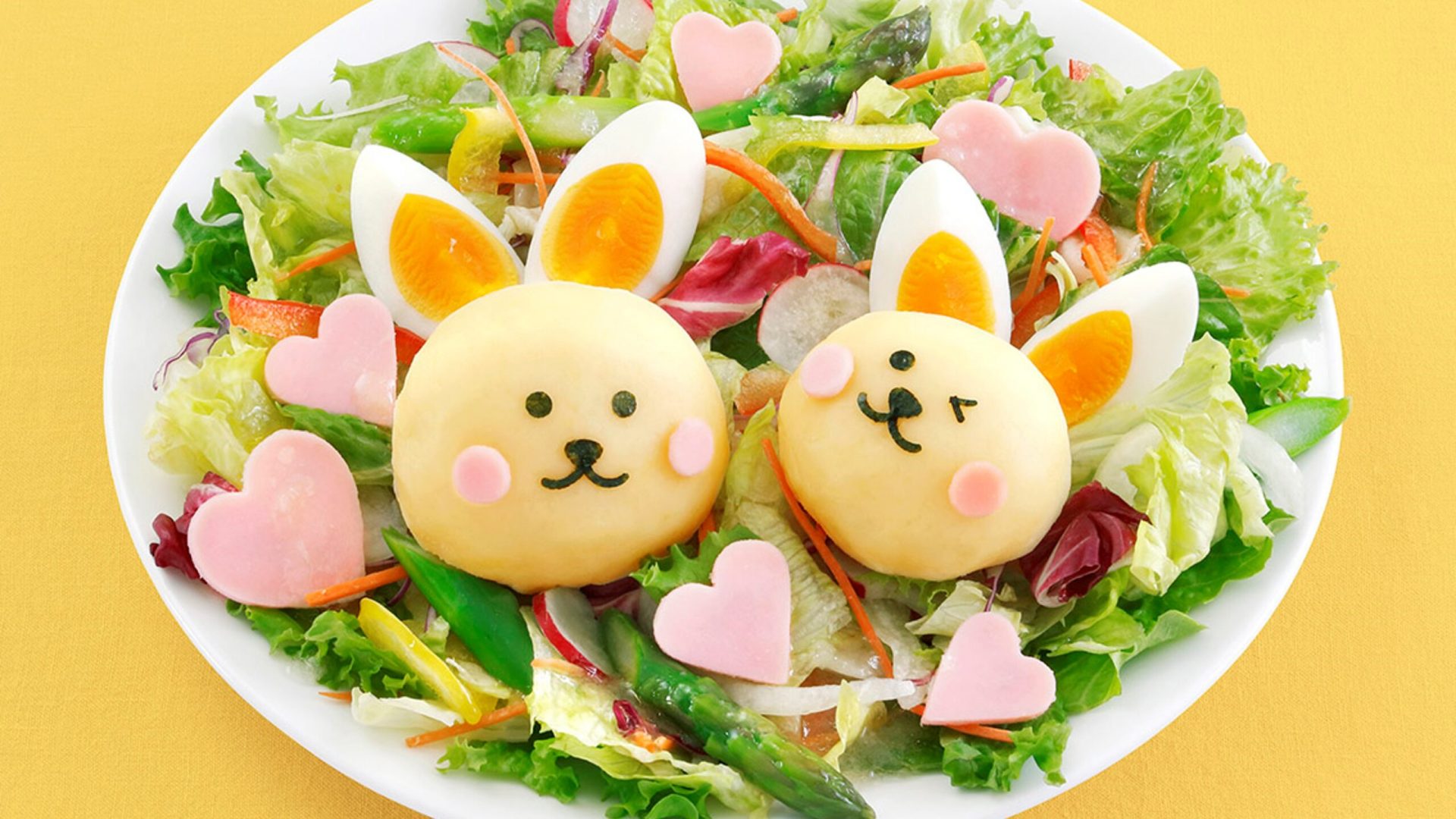 イースターうさぎのサラダ