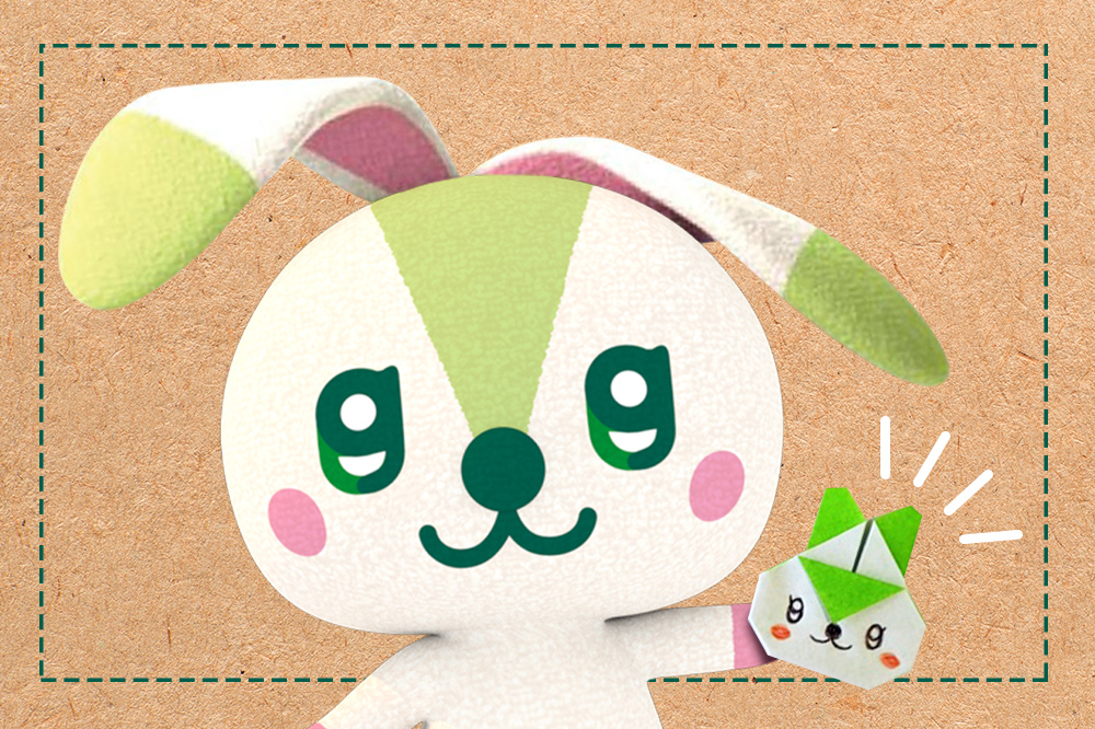 折り紙でうさぎのフィーバたちをつくってみよう！