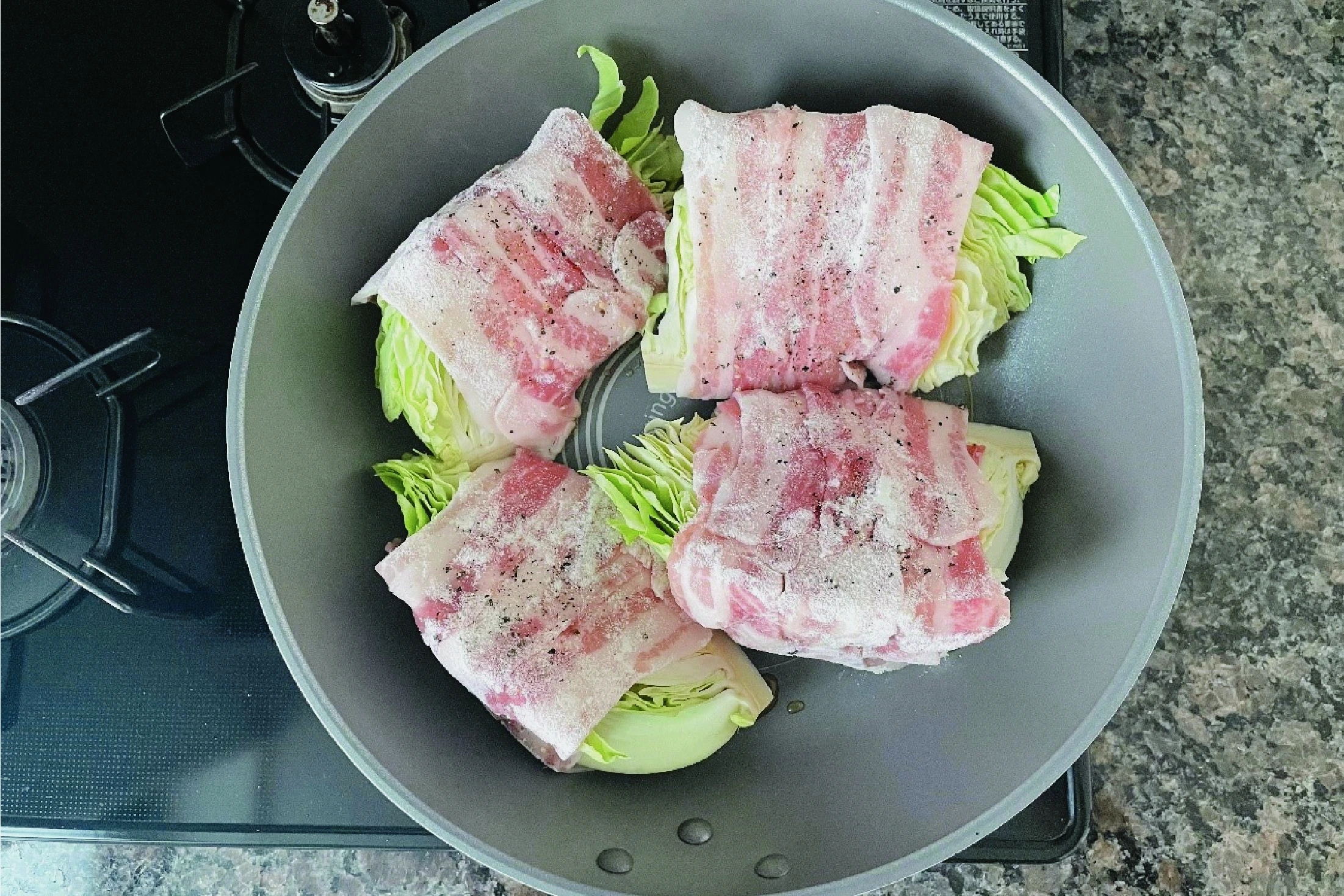 【こだわりレシピ】肉巻きキャベツステーキのジンジャーソース|ステップ④ 